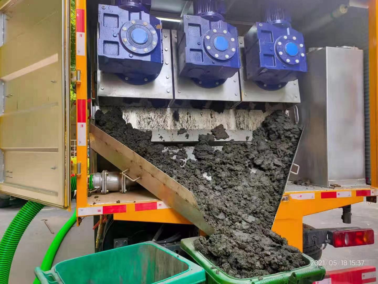 老河口化粪池清掏城市维护站-泥浆净化干湿分离处理